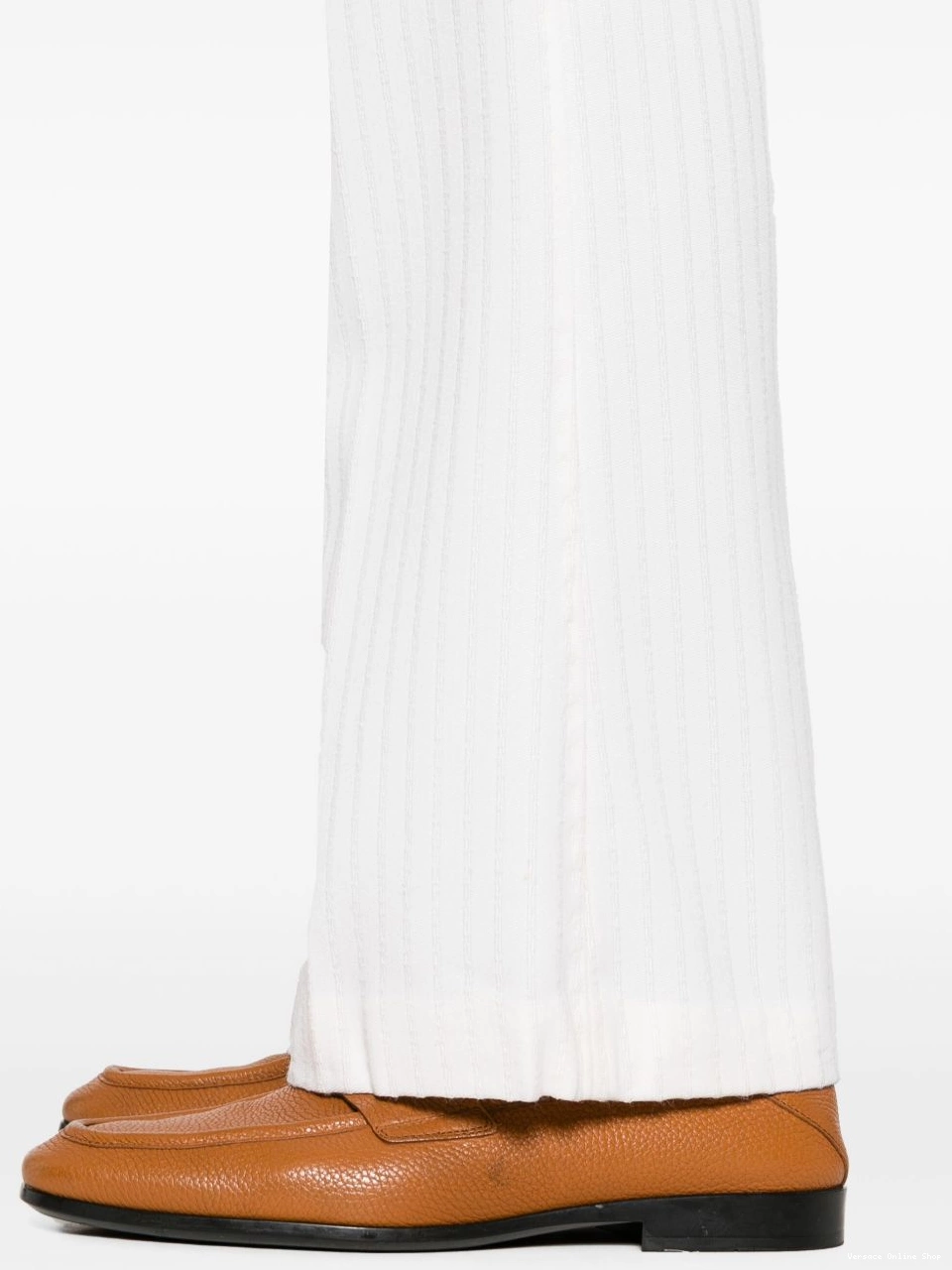 Affordable Versace virgin wool trousers flared Women 0819